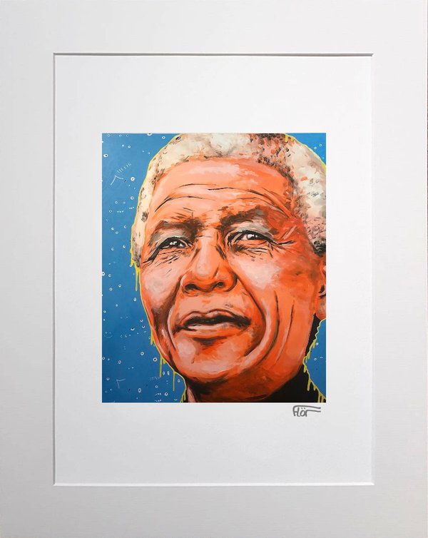 Mandela Character  -  Affordable Art (Flör)