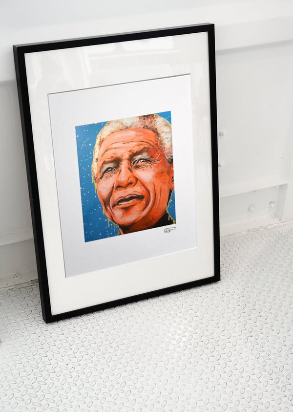 Mandela Character  -  Affordable Art (Flör)
